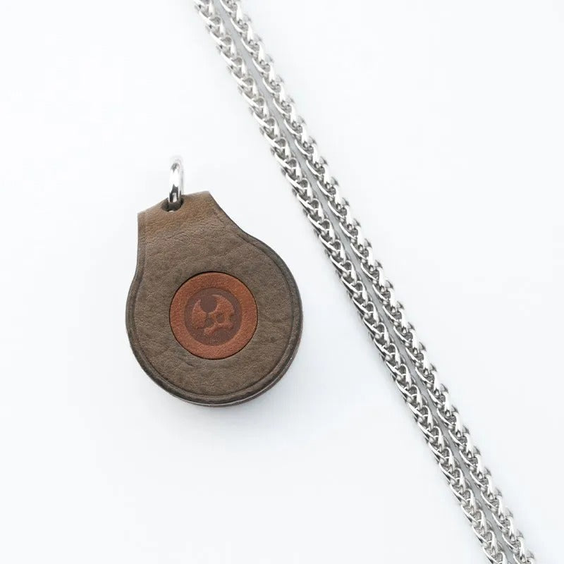 Lautie Magnetic Leather Pouch for Mechanic-I Ring - detail view