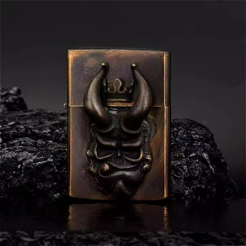 Zorro Vintage Brass Personalized Kerosene Lighter - view 11