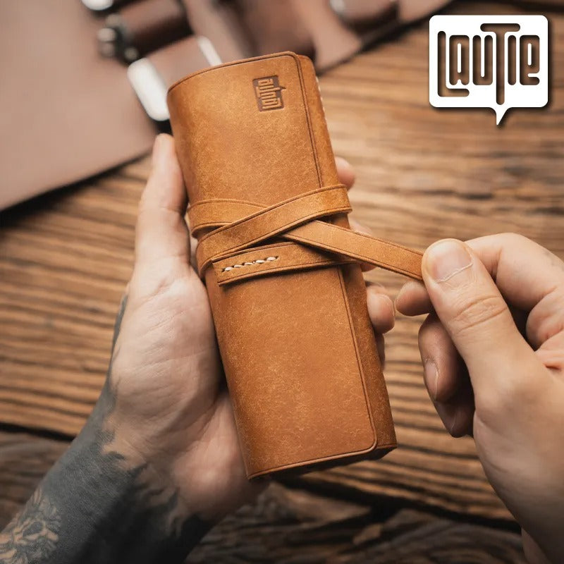 Lautie Leather Scroll for Fidget Toys - alternate angle