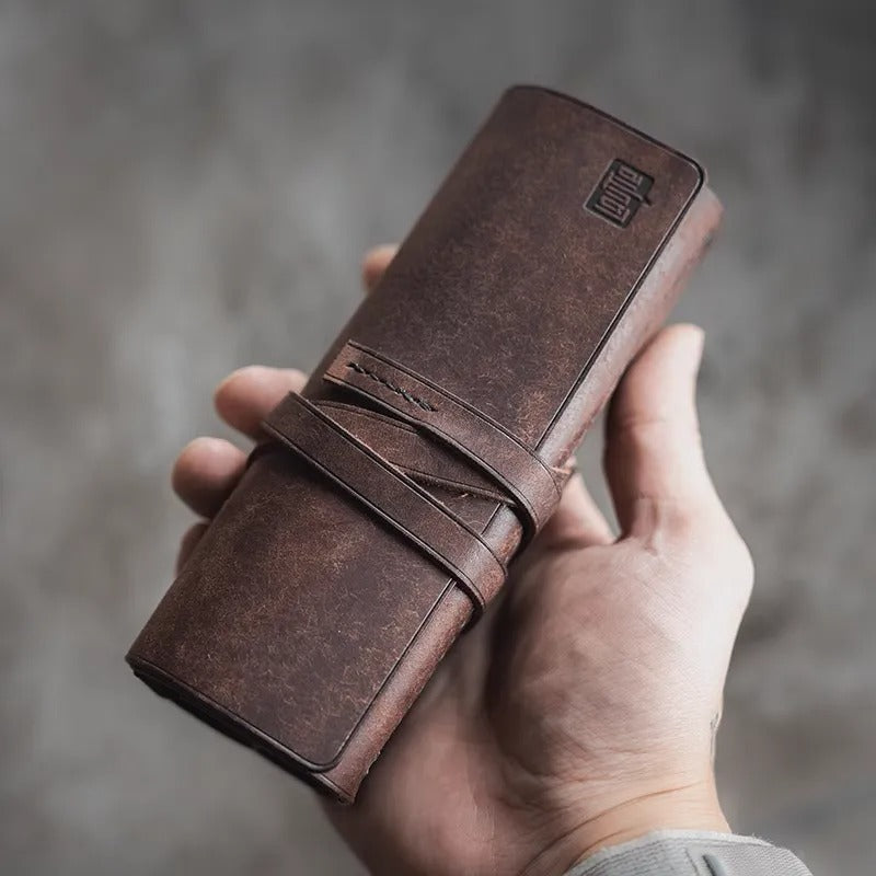 Lautie Leather Scroll for Fidget Toys - lifestyle shot