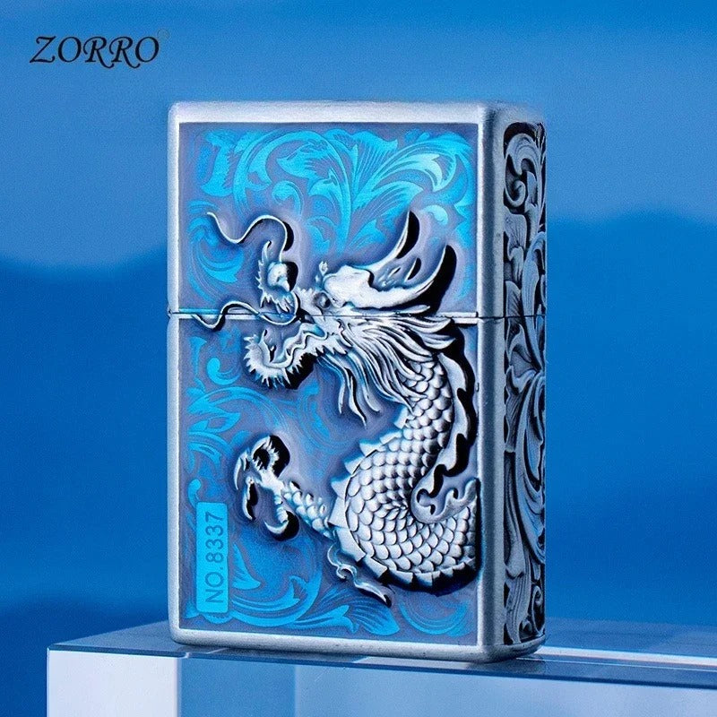 Zorro Embossed Chinese Style Kerosene Lighter - view 21