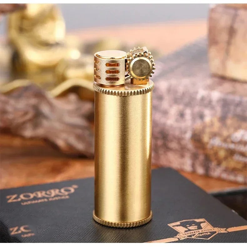 Zorro Mini Pure Copper Flint Lighter - lifestyle shot