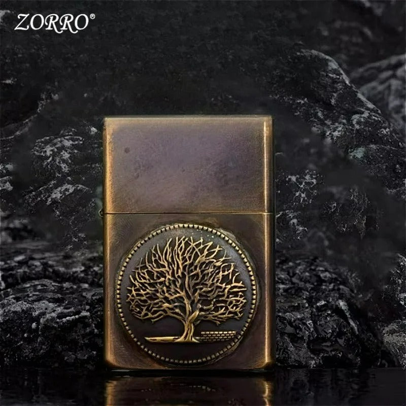 Zorro Vintage Brass Personalized Kerosene Lighter - view 17