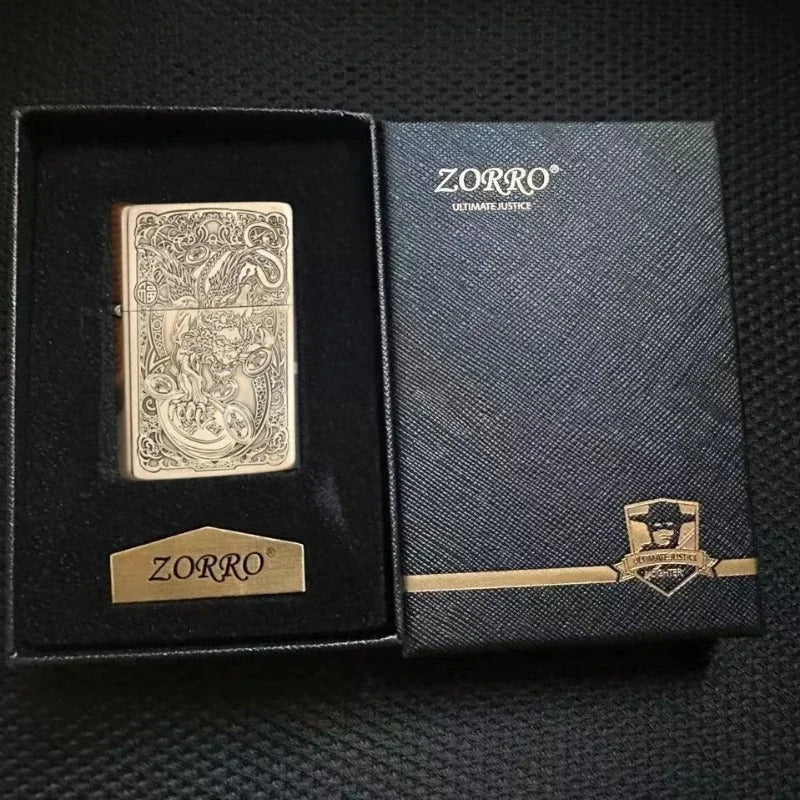 Zorro ZC9 Slim Carved Kerosene Lighter - view 12