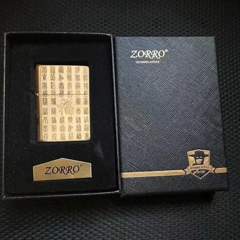 Zorro ZC9 Slim Carved Kerosene Lighter - view 11