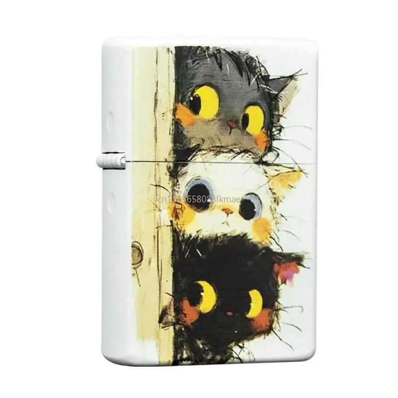 Zorro Painted Brass Flip-Top Lighter - view 13