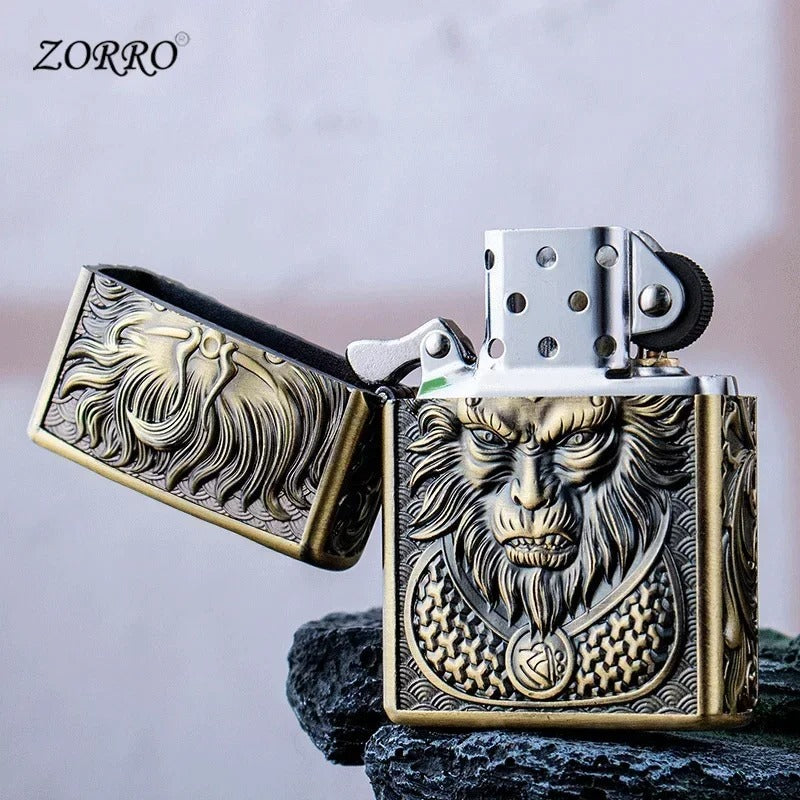 Zorro Chinese Relief Armor Kerosene Lighter - packaging