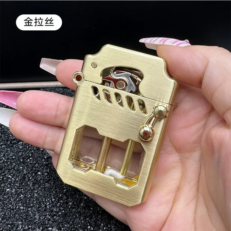 Zorro 785 Transparent Press Ignition Lighter - closeup