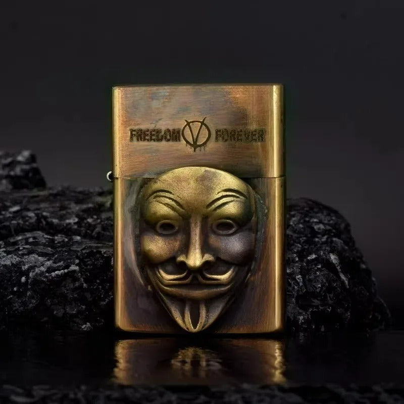 Zorro Vintage Brass Personalized Kerosene Lighter - view 9