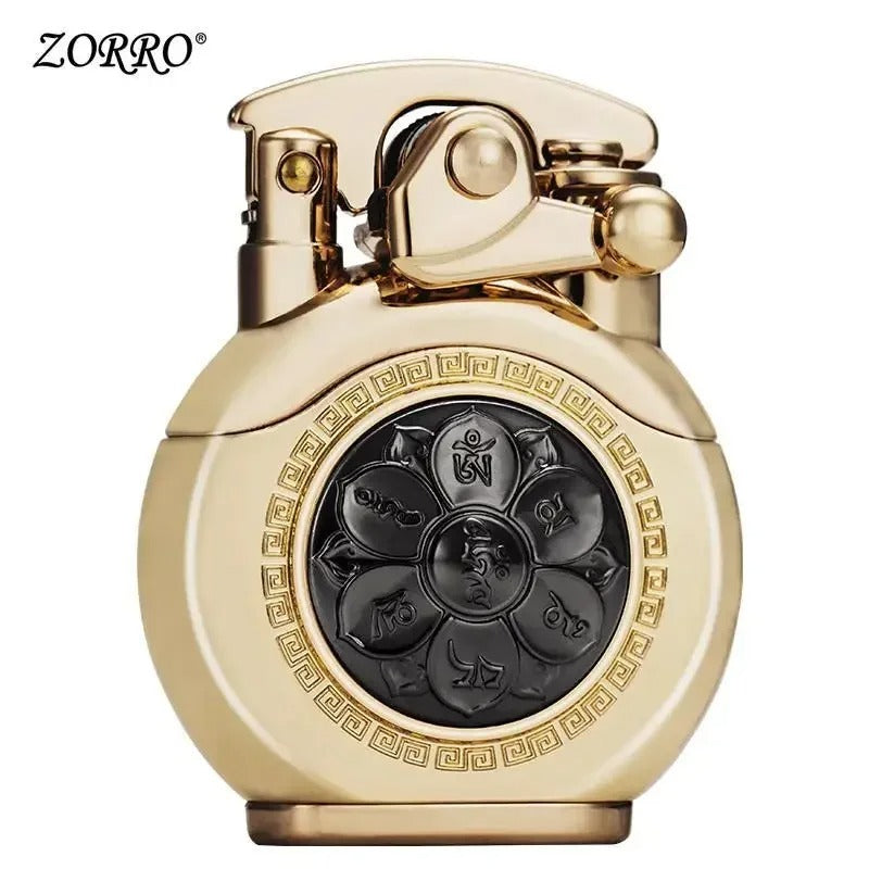 Zorro Turntable Mechanical Kerosene Lighter - detail view