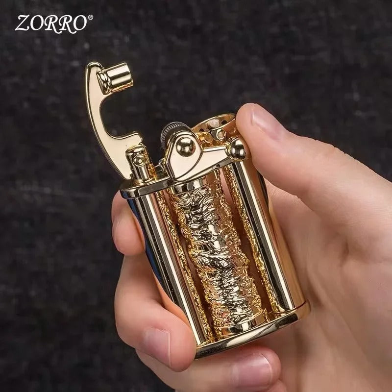 Zorro Retro Rocker Carved Lighter - view 9