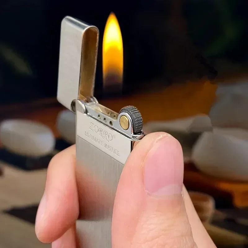 Zorro 636 Ultra-Thin Butane Wheel Lighter - packaging