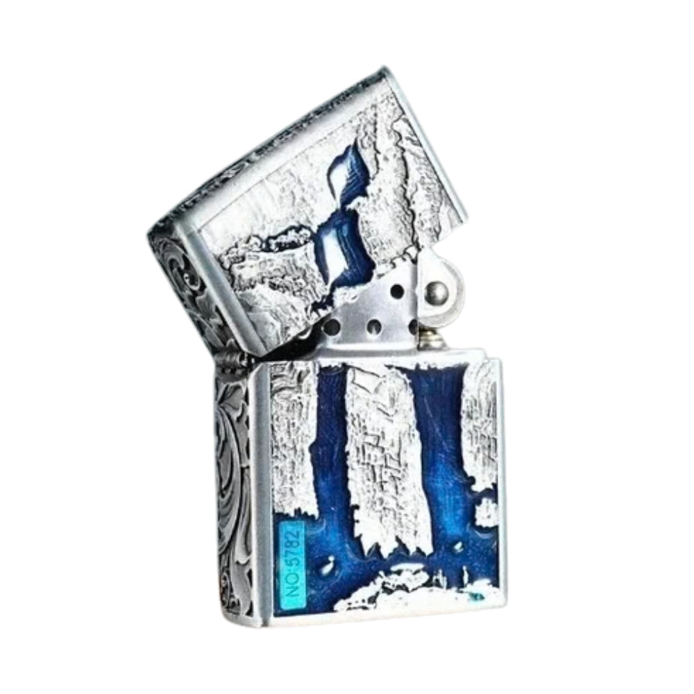 Zorro Embossed Chinese Style Kerosene Lighter - view 23